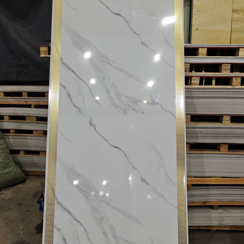 1220*2800*3.0mm Flexible Faux Stone Interior/Exterior Decoration WPC/PVC/UV/Spc/PS Marble Sheet Acrylic Mirror Wall Panel