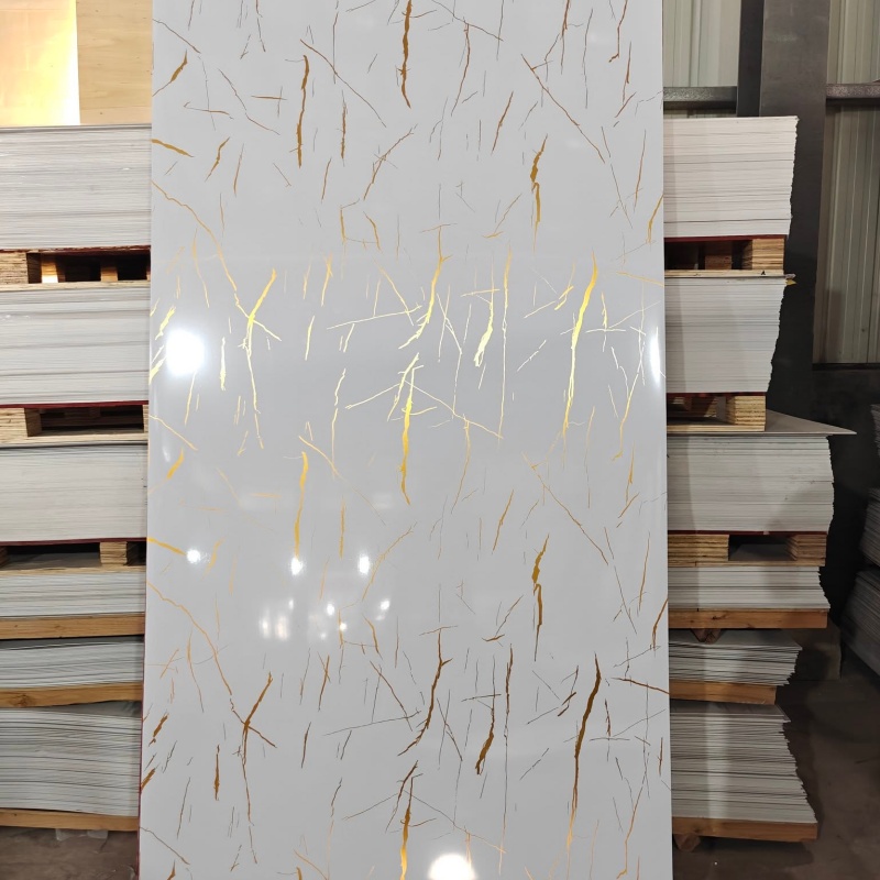 New Hospital Interior Decoration Flexible Marble Shower Artificial Marble Marine WPC/PVC/UV Marble Wall Panels