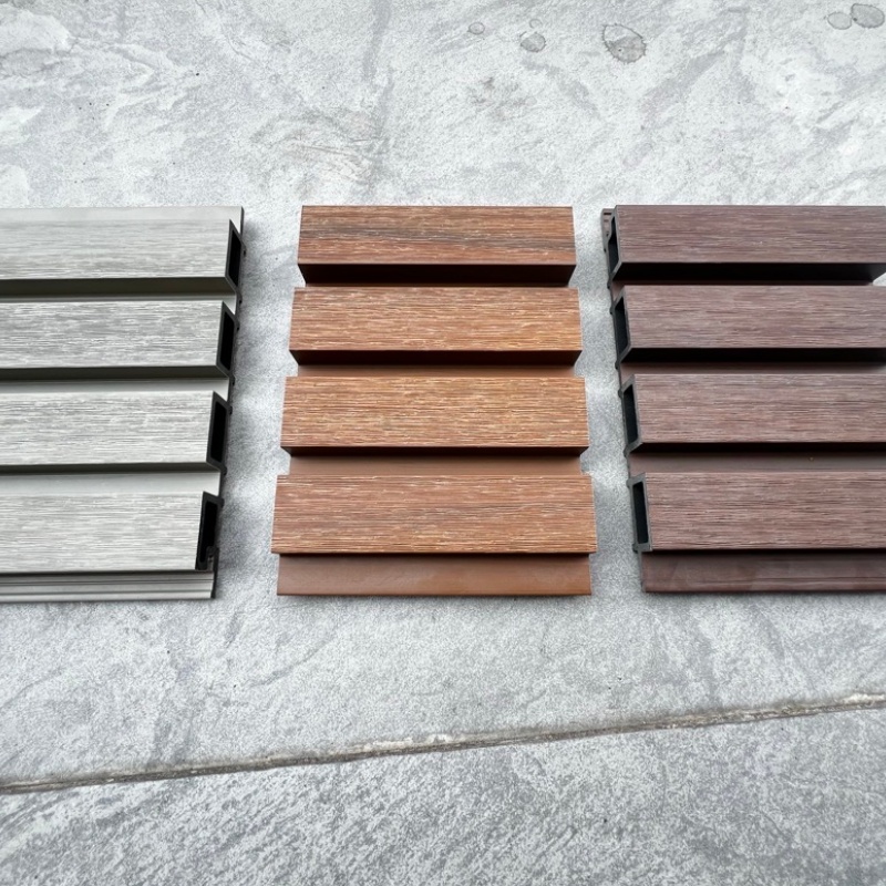 Best Price Waterproof Composite Decoration-Materials 3D WPC Wall Panel