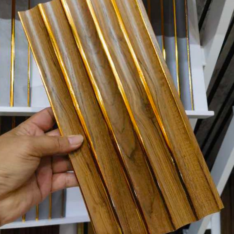 Outdoor Partition Wall Board Decorative Exterior WPC Fluted Wall Panel
