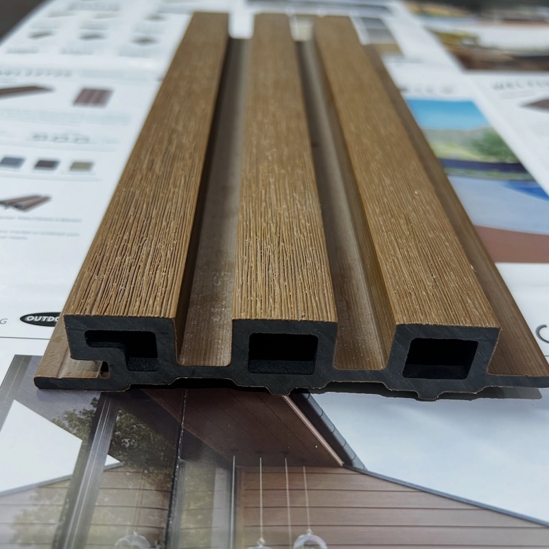 Factory Wholesale High Quality Waterproof Quick Installation Decorative Fluted WPC Wall Panel