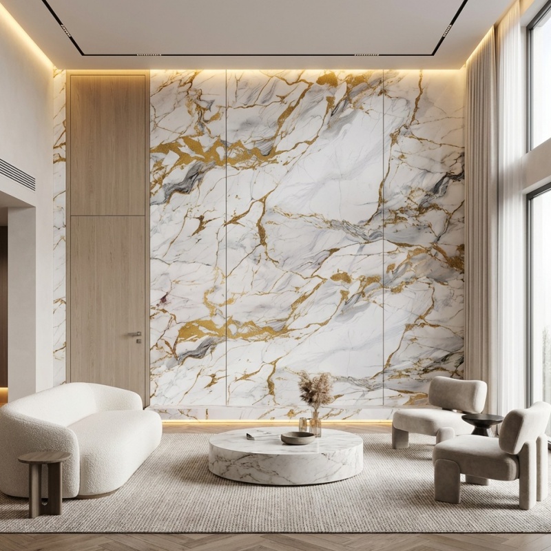 Interior Decoration Low Price1220*2440mm PVC Marble Sheet UV Wall Panel