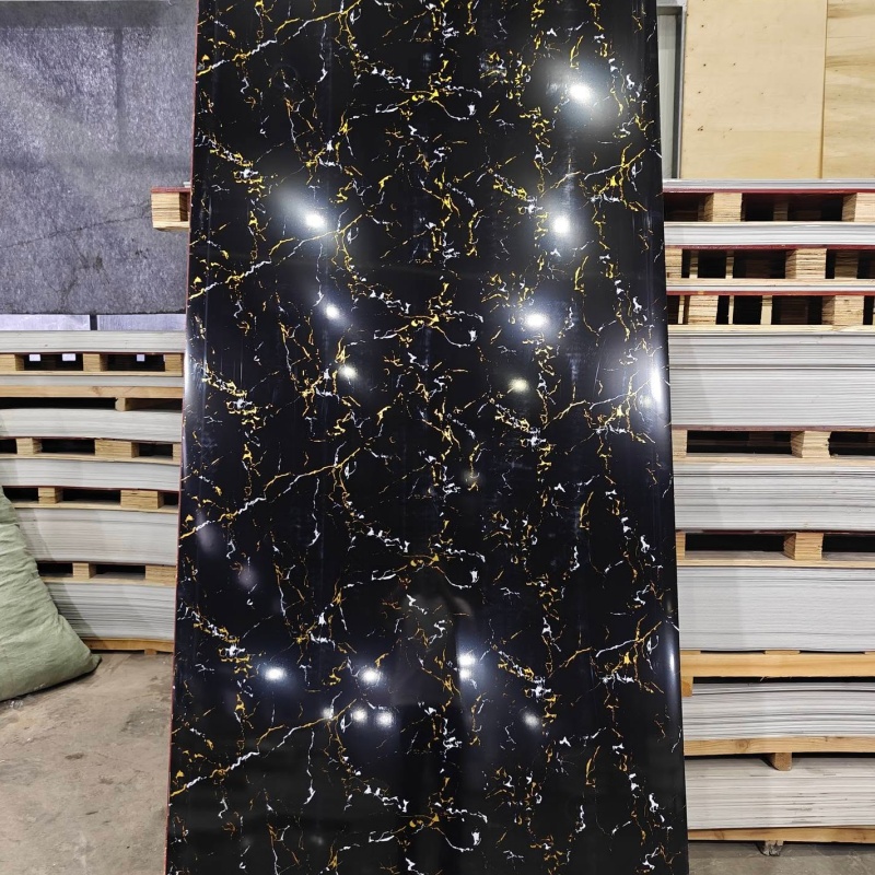 1220*2800*3.0mm Flexible Faux Stone Interior/Exterior Decoration WPC/PVC/UV/Spc/PS Marble Sheet Acrylic Mirror Wall Panel