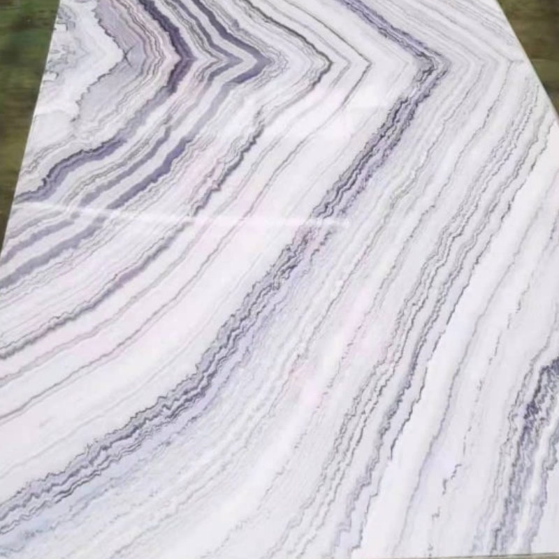 High Glossy 3D Printing PVC Marble Sheet UV Interior Wall Panel