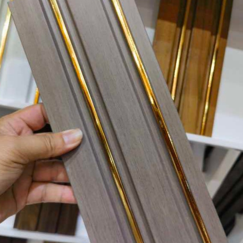 Interior Design Wood Replacement Hardness Easy Install WPC/PVC Wall Panel