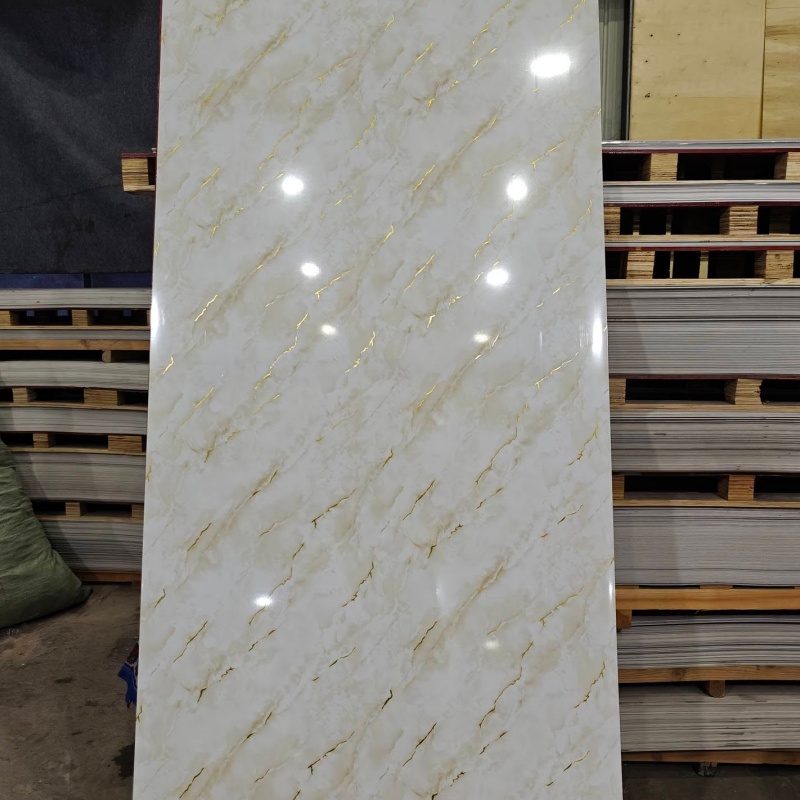 1220*2800*3.0mm Flexible Faux Stone Interior/Exterior Decoration WPC/PVC/UV/Spc/PS Marble Sheet Acrylic Mirror Wall Panel