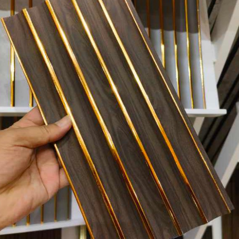 WPC Indoor Waterproof Fluted 3D Wall Panels Cladding