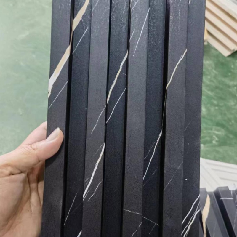 Wood Alternative Decorative Interior/Outdoor TV 3D PVC/WPC/Spc/EPS/UV Wall Panel