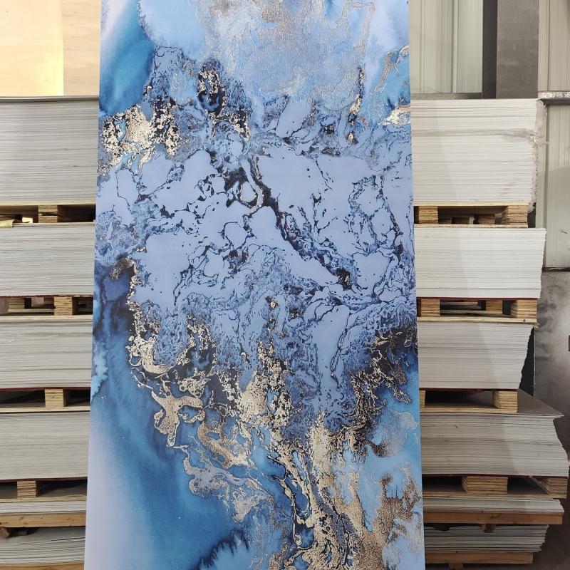 1220*2440/2800/2900 High Glossy Home Decoration UV Panel 3D Printing Wall Panel