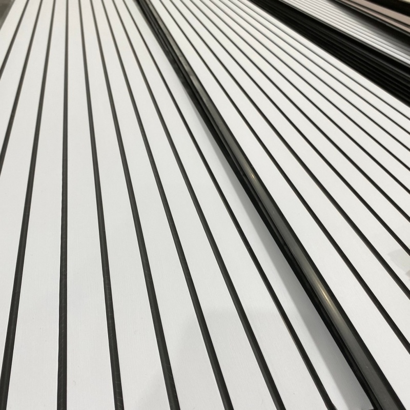 WPC Indoor Waterproof Fluted 3D Wall Panels Decorative Co-Extrusion Cladding