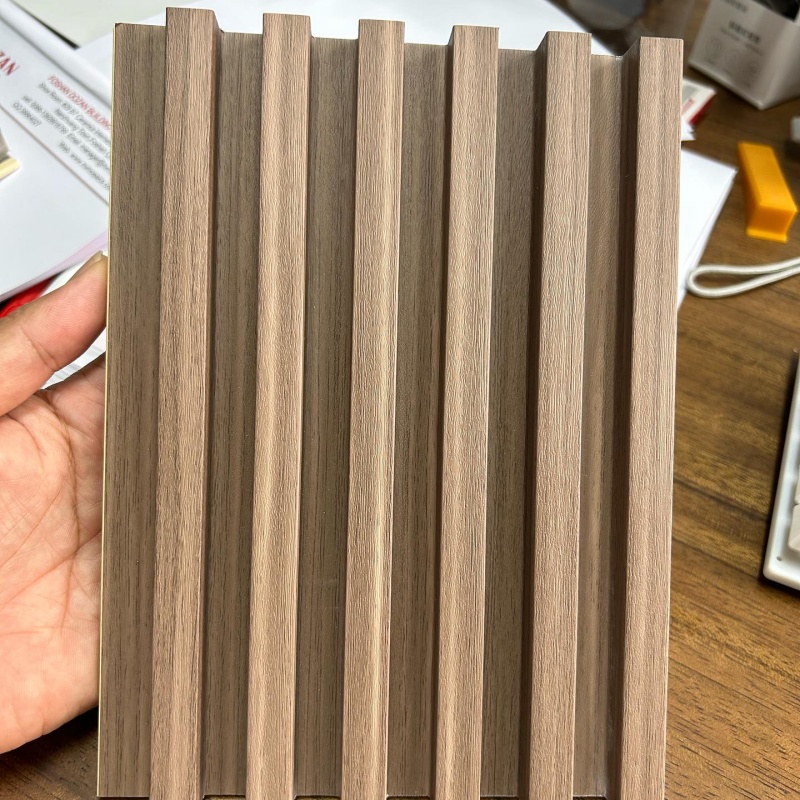 Best Price Building Material 3D Wood Plastic Composite Fluted Decorative Acoustic Ceiling Interior/Exterior PVC/WPC Wall Panel