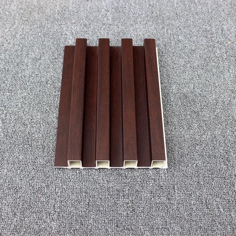 2014 New Arrival Pine Wood PVC Film Half Covering WPC Wall Panel for Wholesale
